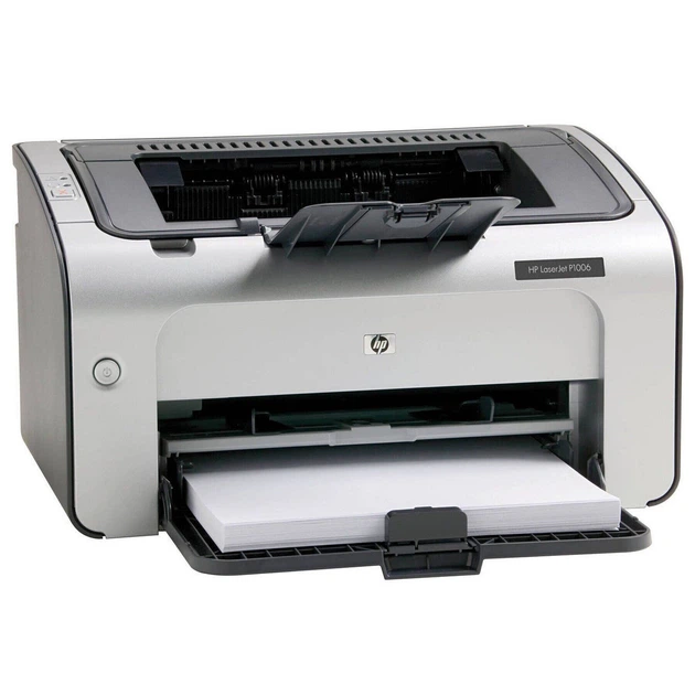 Принтер HP LaserJet P1006 / Лазерная монохромная печать / 600x600 dpi / A4 / 16 стр/мин / USB 2.0 б/у - Фото 1 Принтер HP LaserJet P1006 / Лазерная монохромная печать / 600x600 dpi / A4 / 16 стр/мин / USB 2.0 б/у - изображение 1