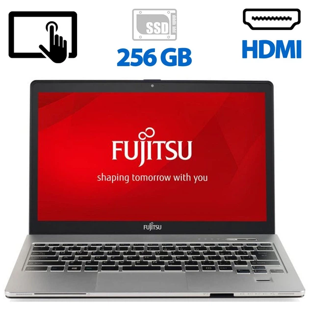 Ультрабук Б-клас Fujitsu LifeBook / 13.3" IPS Touch / Core i5-6300U (2(4) ядра по 2.4-3 GHz) / 8GB DDR4 / 256GB SSD / HD Graphics 520 / WebCam / HDMI б/в - зображення 2