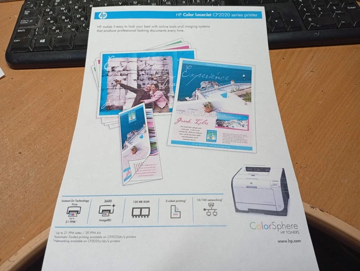 Принтер HP Color LaserJet CP2025 / Лазерная цветная печать / 600x600 dpi / A4 / 20 стр. мин / USB 2.0 б/у - изображение 11