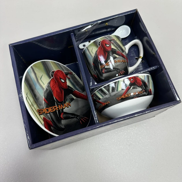 Набор детской посуды 4 предмета SPIDER MAN 2157 - изображение 2
