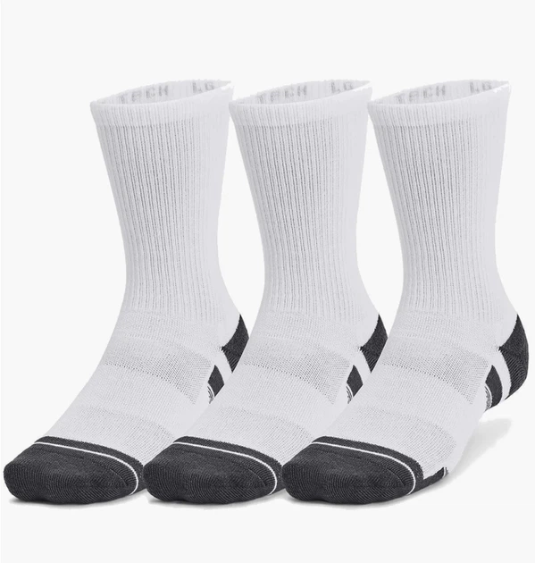 Шкарпетки Under Armour Ua Performance Tech 3Pk Crew MD Білий 1379512-100 - Фото 1 Шкарпетки Under Armour Ua Performance Tech 3Pk Crew MD Білий 1379512-100 - зображення 1