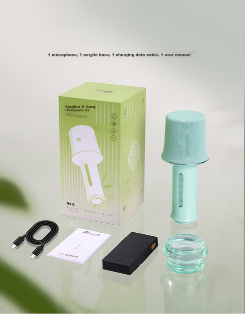 Микрофон-колонка Changba Xiaojuandan Z1 караоке красный - изображение 15