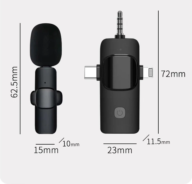 Микрофон петличный Masentek K1-2 беспроводной для смартфонов, компьютеров и камер - Фото 13 Микрофон петличный Masentek K1-2 беспроводной для смартфонов, компьютеров и камер - изображение 13