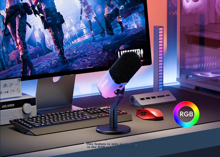 Микрофон динамический Maono Shanke PD100XT для стримов USB со звуковой картой - изображение 7
