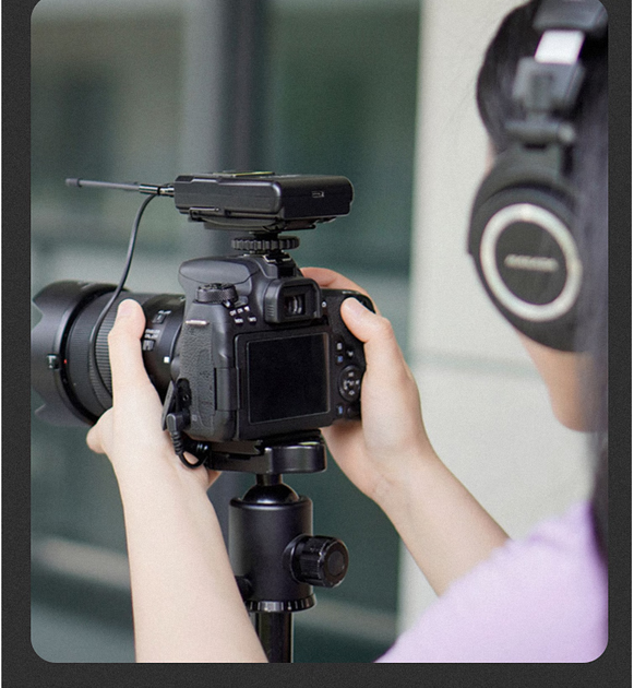 Микрофон петличный Mailada WM12 беспроводной для интервью и видеоблогов DSLR - Фото 4 Микрофон петличный Mailada WM12 беспроводной для интервью и видеоблогов DSLR - изображение 4