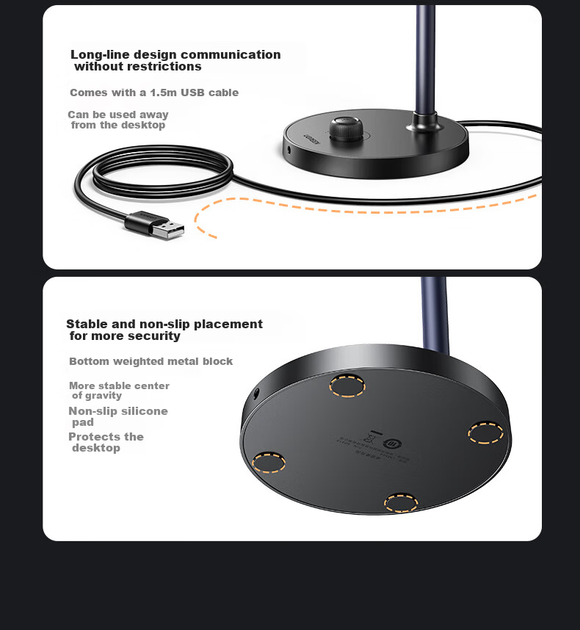 Микрофон UGREEN 55344 конденсаторный USB для ноутбука/трансляций - изображение 10