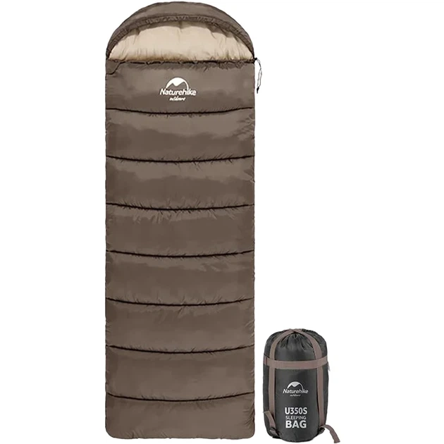 Спальный мешок Naturehike U350S R NH20MSD07 brown - Фото 2 Спальный мешок Naturehike U350S R NH20MSD07 brown - изображение 2