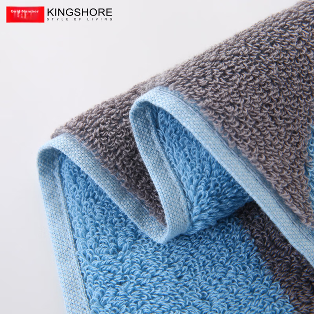 KING SHORE Квадратное полотенце из чистого хлопка, детское спортивное полотенце, 4 шт., впитывающее, мало линяет, портативное для домашнего использования, с веревкой для подвешивания, 34*33 см - изображение 8