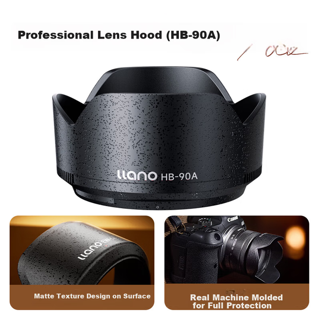 Бленда Llano для объектива Nikon Z 50-250mm/50mm f1.8S, совместимая с камерами Z50II 2-го поколения, ZFC, Z30, Z72. Сменная бленда HB-90A/HB-90. - изображение 5
