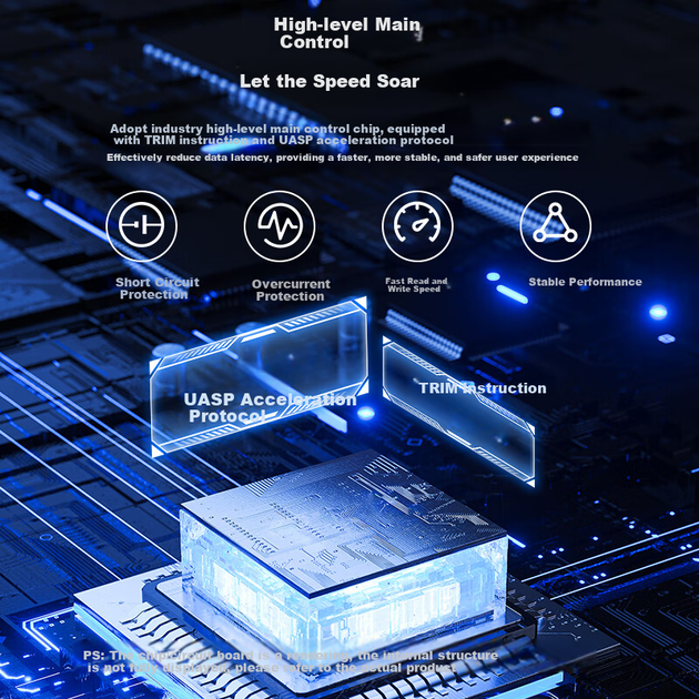 Корпус для жорсткого диска UNITEK USB4.0, портативний корпус для SSD M.2 NVMe 40 Гбіт/с, сумісний з Thunderbolt 4/3, зовнішній SSD для ноутбуків Macmini - зображення 6