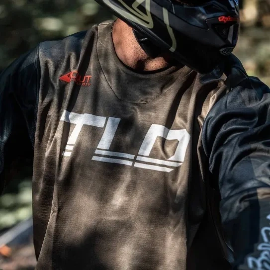 Мото джерсі TLD Scout GP Jersey RIDE ON [CHARCOAL/VINTAGE WHITE] XL (OBOD_367733015) - изображение 6