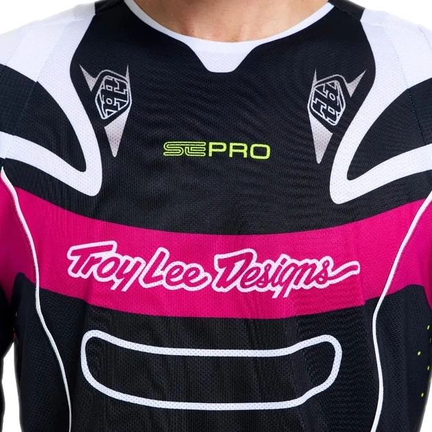 Мото джерсі TLD SE PRO JERSEY; SALVO [BLACK / WHITE] M (OBOD_301055013) - изображение 2