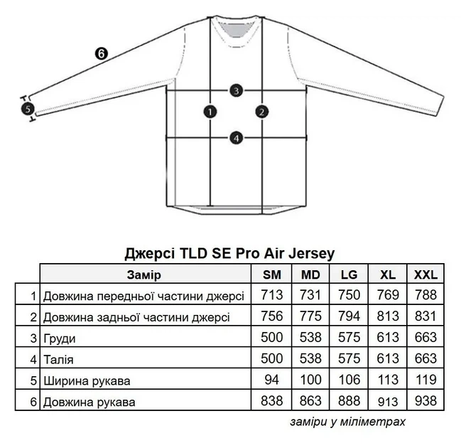 Мото джерсі TLD SE PRO AIR JERSEY; SWARM [BLACK / SMOKE] L (OBOD_355211004) - изображение 9