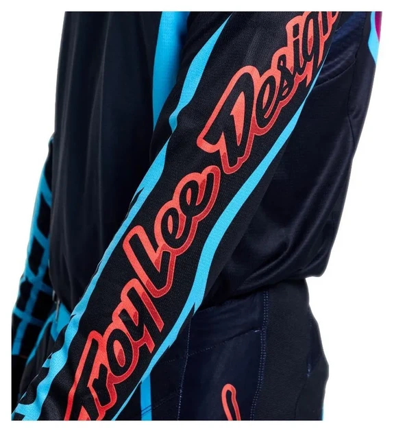 Мото джерсі TLD GP PRO JERSEY; FRAMEWORK [BLACK / CYAN] XL (OBOD_377115005) - изображение 8
