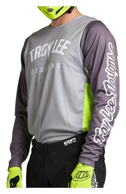Мото джерсі TLD GP PRO JERSEY BOLTZ [SILVER/GLO GREEN] XXL (OBOD_377136066) - изображение 6