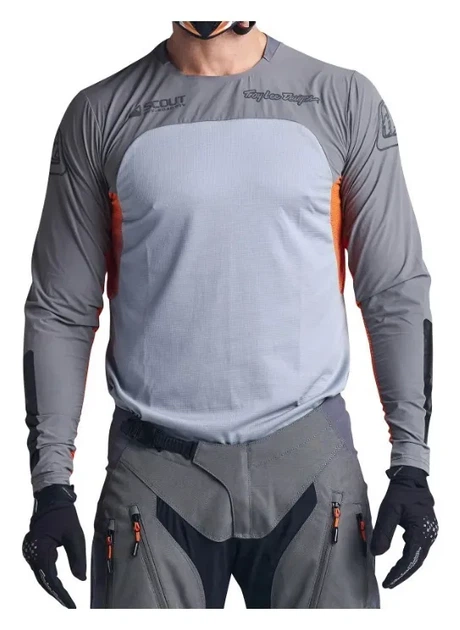 Мото джерсі TLD Scout SE Jersey Systems [GRAY/NEON ORANGE] S (OBOD_366308032) - изображение 2