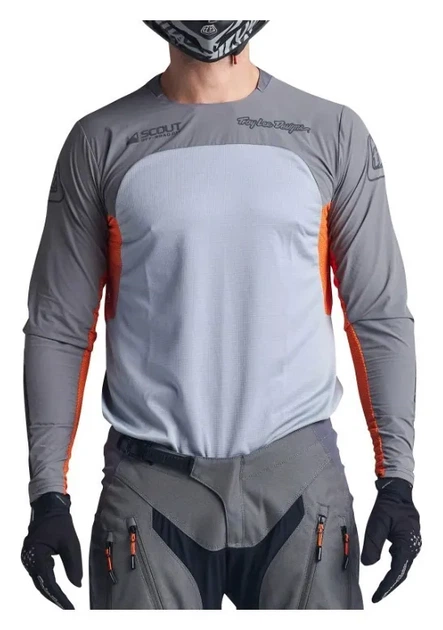 Мото джерсі TLD Scout SE Jersey Systems [GRAY/NEON ORANGE] S (OBOD_366308032) - изображение 3