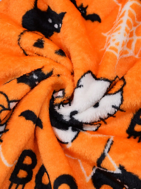 Штаны плюшевые пижамные оранжевого цвета Hello Kitty Helloween, теплые домашние штаны Хеллоу Китти Хеллоуин, S-M - Фото 3 Штаны плюшевые пижамные оранжевого цвета Hello Kitty Helloween, теплые домашние штаны Хеллоу Китти Хеллоуин, S-M - изображение 3