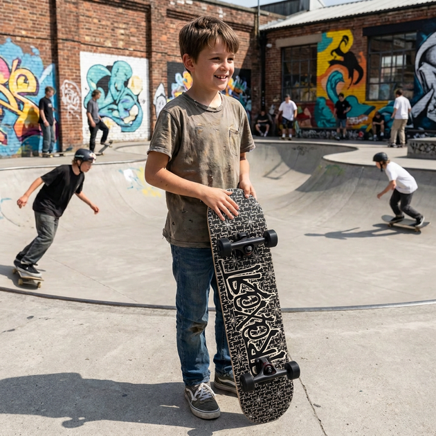 Скейтборд деревянный SP-Sport Skateboard Pattern 4411-9 размер 78х20см - зображення 6