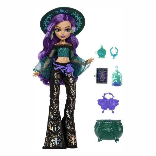 Кукла Monster High Moonspell Magic Ведьма природы Виллоу (JMB92) - Фото 3 Кукла Monster High Moonspell Magic Ведьма природы Виллоу (JMB92) - изображение 3