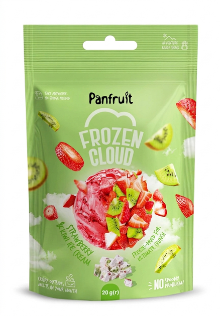 Сублімоване морозиво «Полуниця-ківі» 20г, Panfruit Ukraine - Фото 3 Сублімоване морозиво «Полуниця-ківі» 20г, Panfruit Ukraine - изображение 3