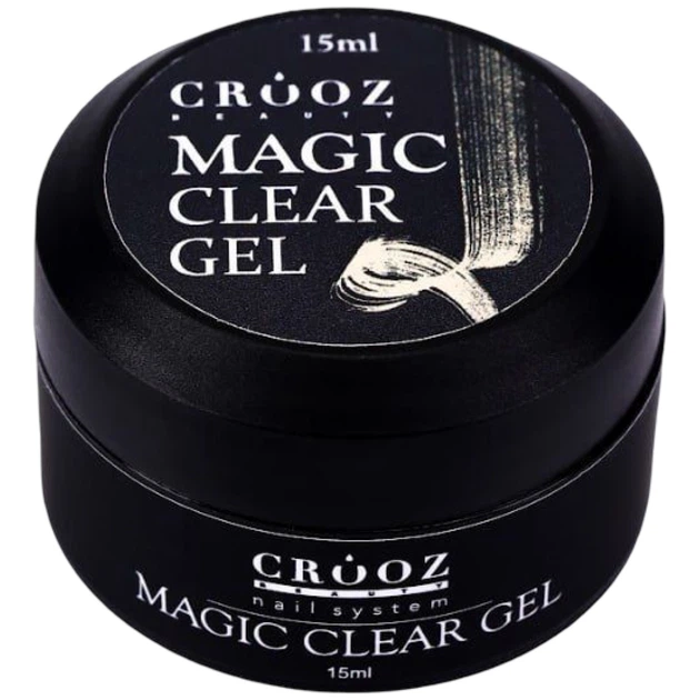 CROOZ Crooz Magic Clear Gel Прозорий гель-желе для нарощення та укріплення, 15 мл - Фото 1 CROOZ Crooz Magic Clear Gel Прозорий гель-желе для нарощення та укріплення, 15 мл - изображение 1