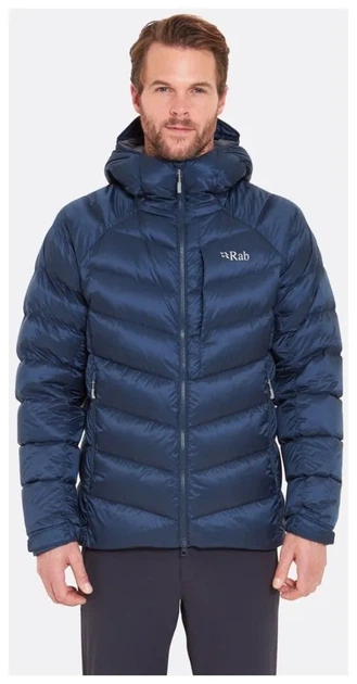 Чоловічий зимовий пуховик Rab Glaceon Pro Jacket, Beluga (M) - изображение 2