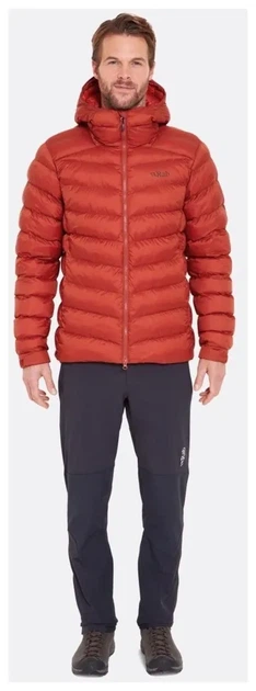 Чоловіча зимова куртка Rab Nebitron Pro Jacket, Anthracite (S) - зображення 13