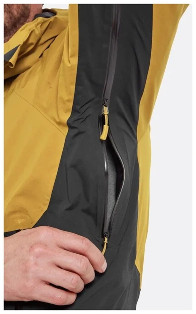 Чоловіча гірськолижна мембранна куртка Rab Khroma Diffract Jacket, Oak (M) - изображение 4