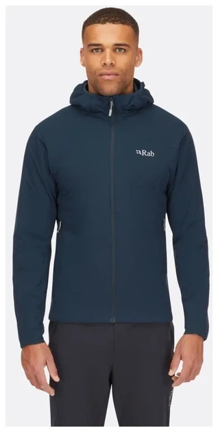 Чоловіча легка утеплена куртка Rab Xenair Alpine Light Jacket, Tempest Blue (M) - изображение 8