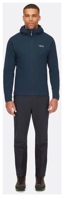 Чоловіча легка утеплена куртка Rab Xenair Alpine Light Jacket, Tempest Blue (M) - изображение 9
