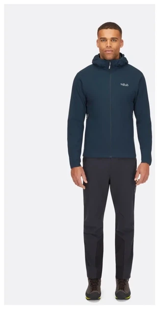 Чоловіча легка утеплена куртка Rab Xenair Alpine Light Jacket, Black (XL) - зображення 19