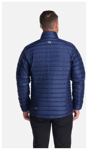 Чоловічий легкий пуховик Rab Microlight Jacket, Deep Ink (Marmalade) (M) - изображение 3