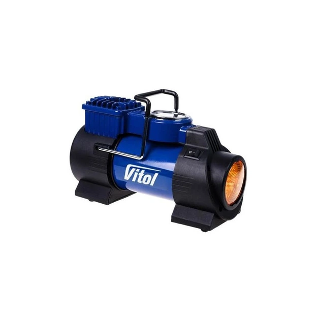 Автомобильный компрессор Vitol 150psi/15Amp/40л (K-60) - изображение 2