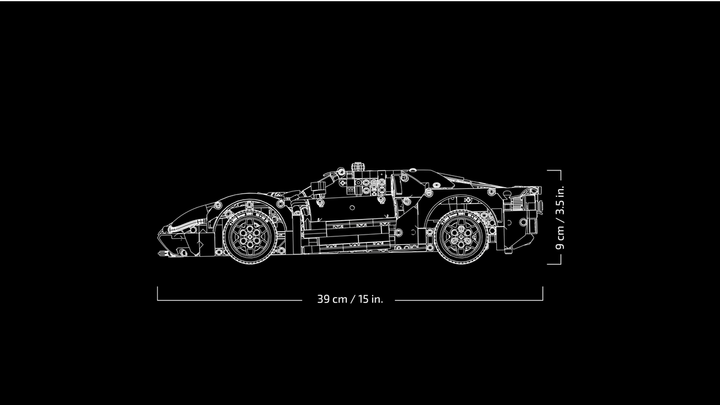 Конструктор Спорткар Technic Ford GT 2022, 1466 деталей - изображение 7