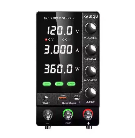 Импульсный лабораторный блок питания KUAIQU SPS-C3010S (0-30В, 0-10А)+ USB с быстрой зарядкой + Type C - изображение 2