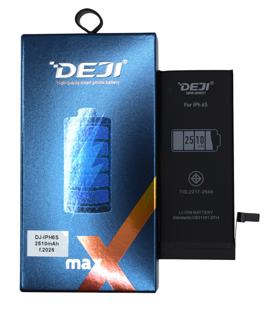 Аккумуляторная батарея повышенной емкости Apple iPhone 6S 2510 mAh Deji Original - Фото 1 Аккумуляторная батарея повышенной емкости Apple iPhone 6S 2510 mAh Deji Original - изображение 1