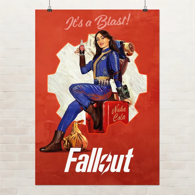 Постер Фоллаут, Люси Маклин и Нюка-Кола, Fallout, Nuka Cola, Lucy MacLean, сериал, A1 85×60 см (id6611) - Фото 1 Постер Фоллаут, Люси Маклин и Нюка-Кола, Fallout, Nuka Cola, Lucy MacLean, сериал, A1 85×60 см (id6611) - изображение 1