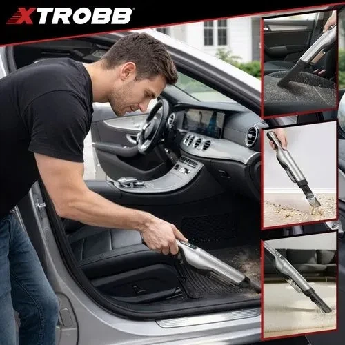 Автомобильный пылесос ProVac Xtrobb 100Вт 16000 Па беспроводной аккумуляторный с HEPA-фильтром и набором насадок для сухой и влажной уборки - изображение 4