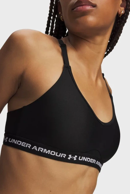 Жіночий чорний топ Crossback Low Strappy Under Armour S 6016944-008 - изображение 2