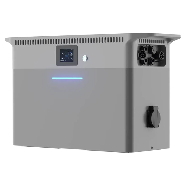 Зарядна станція DEYE SUN-BK250 2500W 2.56kWh LiFePO4 51.2V 4 MPPT 220/230V Однофазна (SUN-BK250-2.56KWH-EU-AM4-18L) - зображення 2