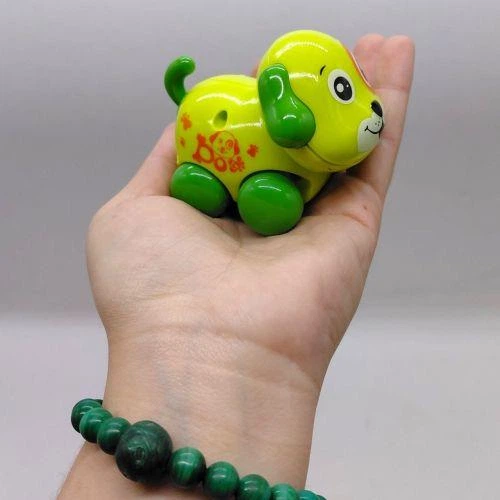 Іграшковий заводний песик 0696A з рухомими елементами Зелений - Фото 4 Іграшковий заводний песик 0696A з рухомими елементами Зелений - зображення 4