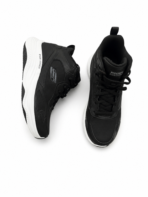 Кросівки жіночі Skechers D'Lux текстильні чорні на шнурівці 36 (2271512032409) (23 см) - Фото 7 Кросівки жіночі Skechers D'Lux текстильні чорні на шнурівці 36 (2271512032409) (23 см) - зображення 7