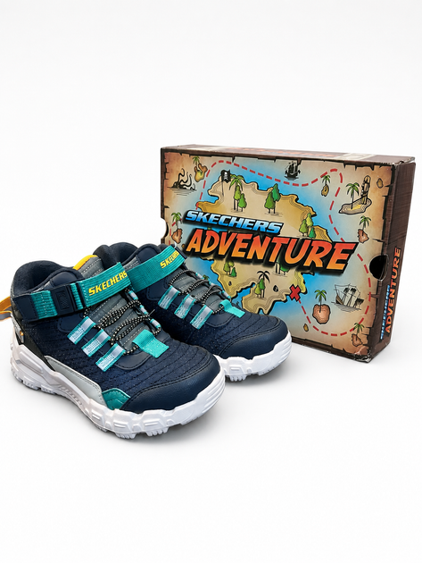 Дитячі кросівки Skechers Adventure утеплені текстильні сині на липучці р 30 (2021577181204) (19 см) - Фото 4 Дитячі кросівки Skechers Adventure утеплені текстильні сині на липучці р 30 (2021577181204) (19 см) - зображення 4