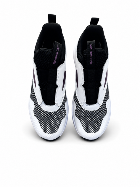 Кроссовки женские Reebok XT Sprinter Slip текстильные белые с черным без застежки 38 (1200143743058) (24.5 см) - изображение 5