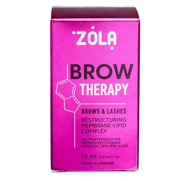 ZOLA Реструктурирующий мембранно-липидный комплекс Brow Therapy 1,5 мл х 10 шт. - Фото 1 ZOLA Реструктурирующий мембранно-липидный комплекс Brow Therapy 1,5 мл х 10 шт. - изображение 1