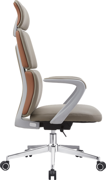 Компьютерное офисное кресло OfficePro Delicate OC690BE эргономичное PVC Beige - изображение 4