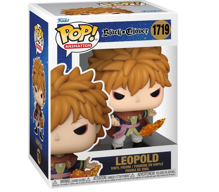 Фигурка Фанко Поп Черный клевер Леопольд Вермилион Funko Pop Leopold Vermillion Black Clover 80294 - изображение 2