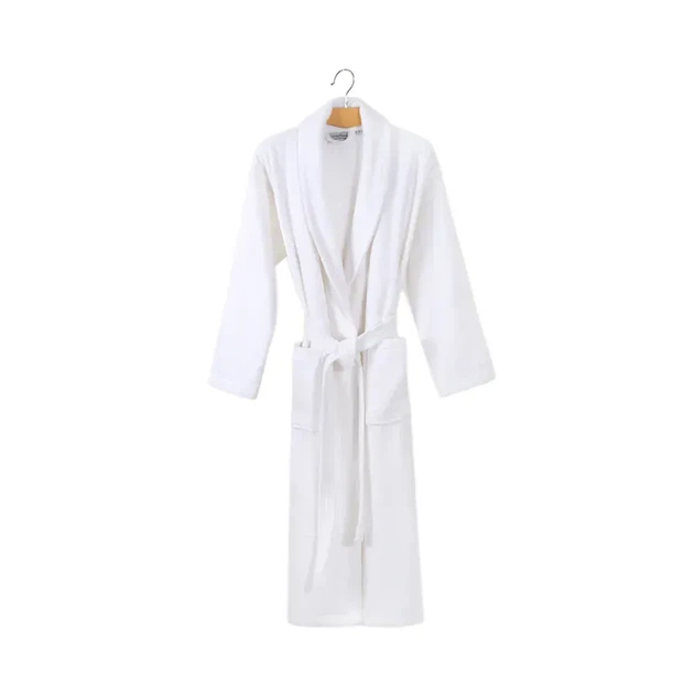 Халат махровый unisex Lotus Home - Basic Line white 3XL - изображение 12