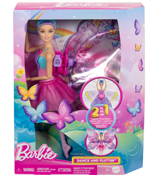 Кукла Барби Бабочка Балерина с крыльями Barbie Butterfly Dancer Mattel HXJ10 - Фото 2 Кукла Барби Бабочка Балерина с крыльями Barbie Butterfly Dancer Mattel HXJ10 - изображение 2